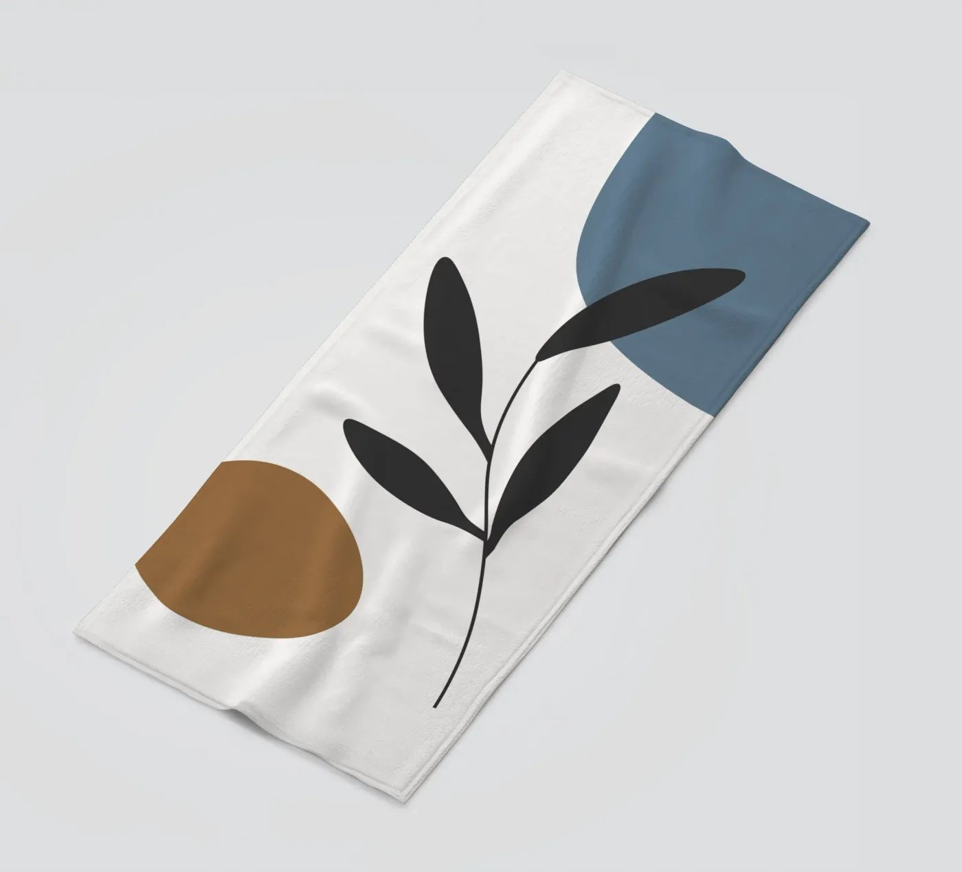 Minimalist composition beach towel by LisaArtes