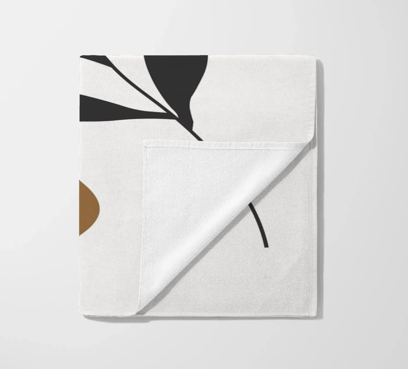 Minimalist composition beach towel by LisaArtes
