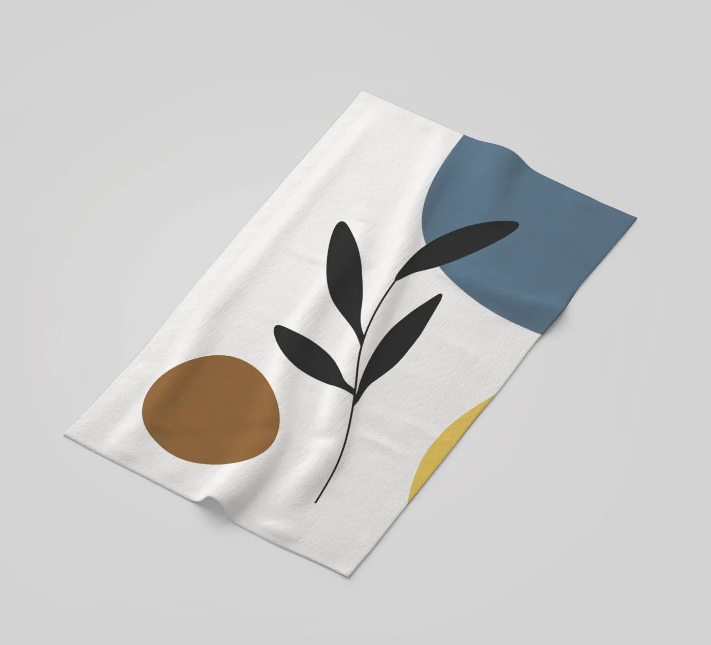 Minimalist composition beach towel by LisaArtes