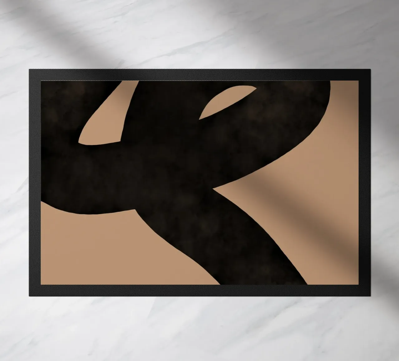 Kaleidoscopic Forms doormat by Mike Leymi