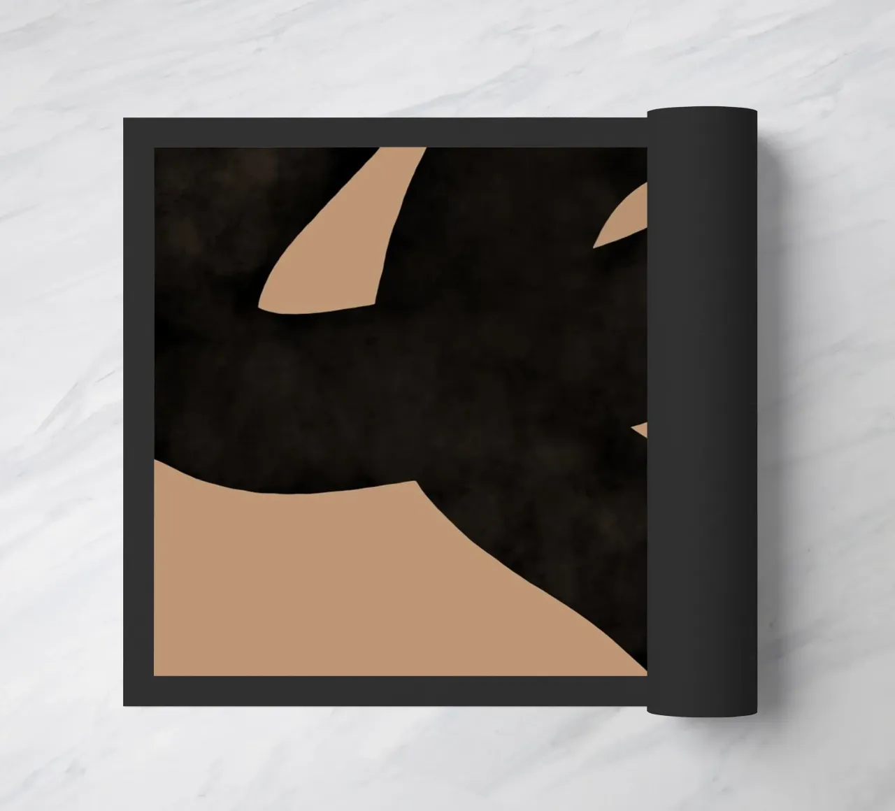 Kaleidoscopic Forms doormat by Mike Leymi