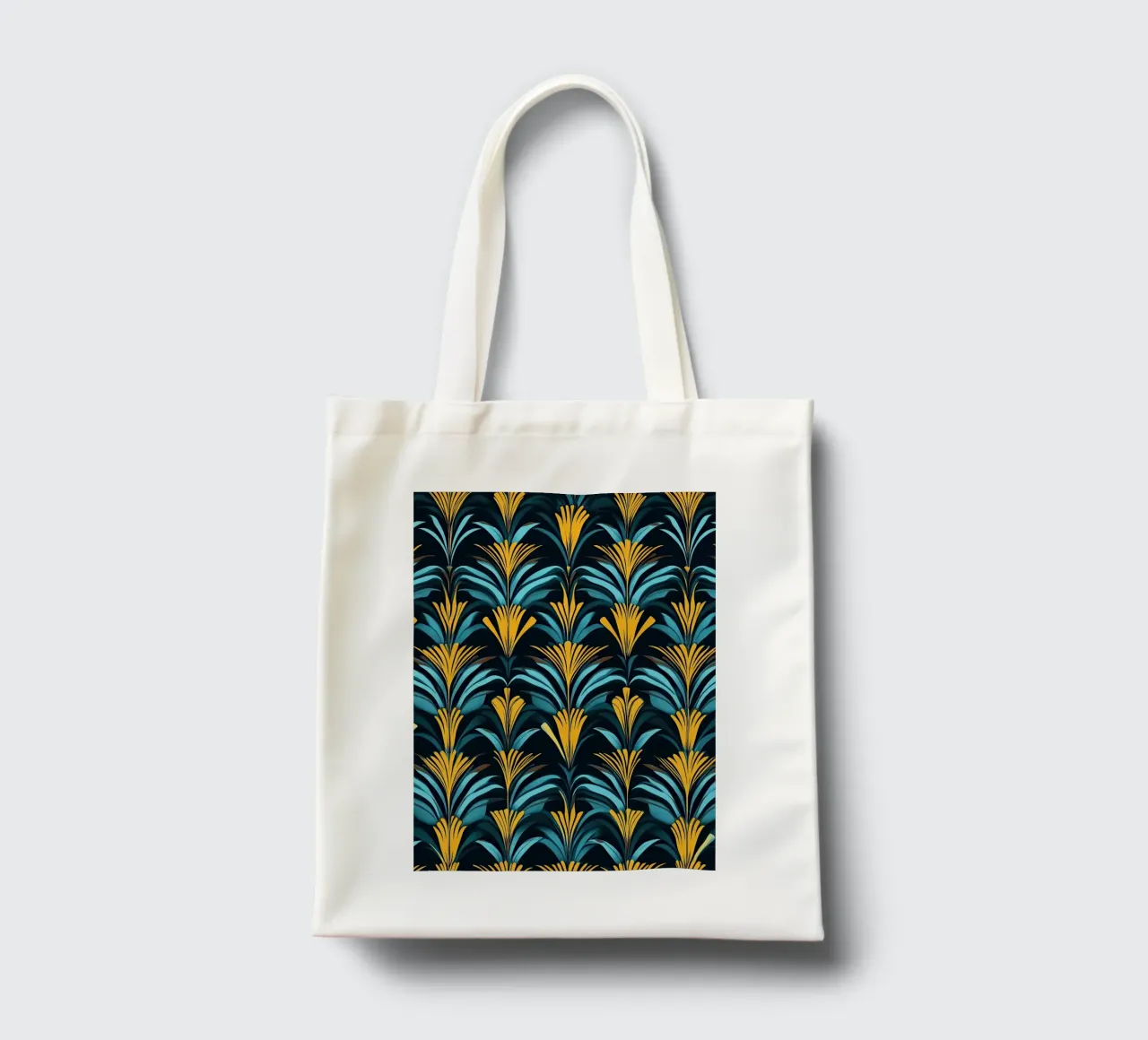 Art Deco "Golden Age Dreams" borsa in juta da Nikis Art Studio