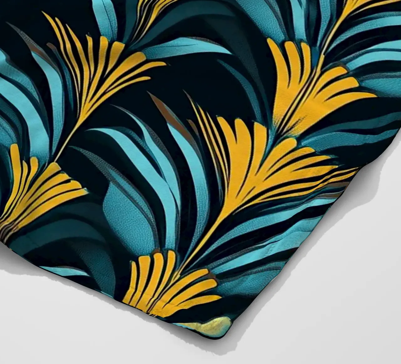 Art Deco "Golden Age Dreams" coperta in pile da Nikis Art Studio