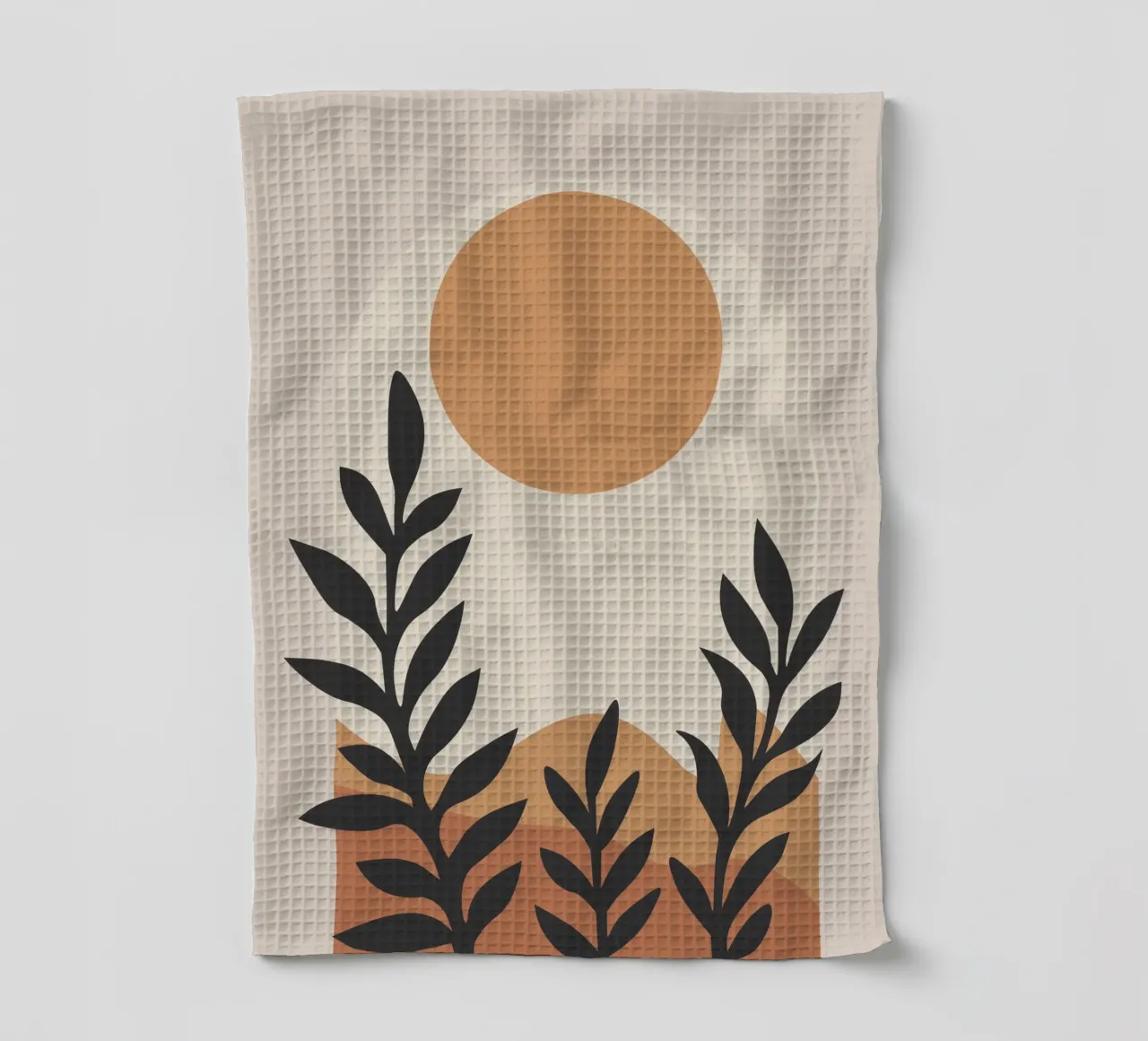 Earthly hills and a large muted sun canovaccio da cucina da LisaArtes