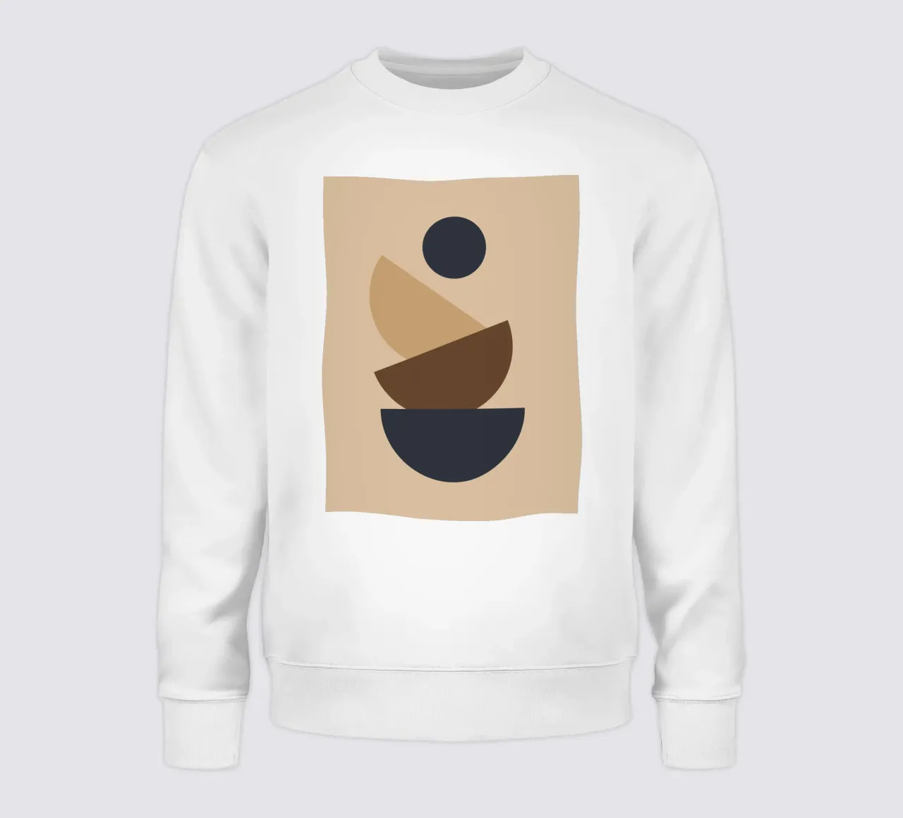 Geometric shapes stacked felpa da LisaArtes