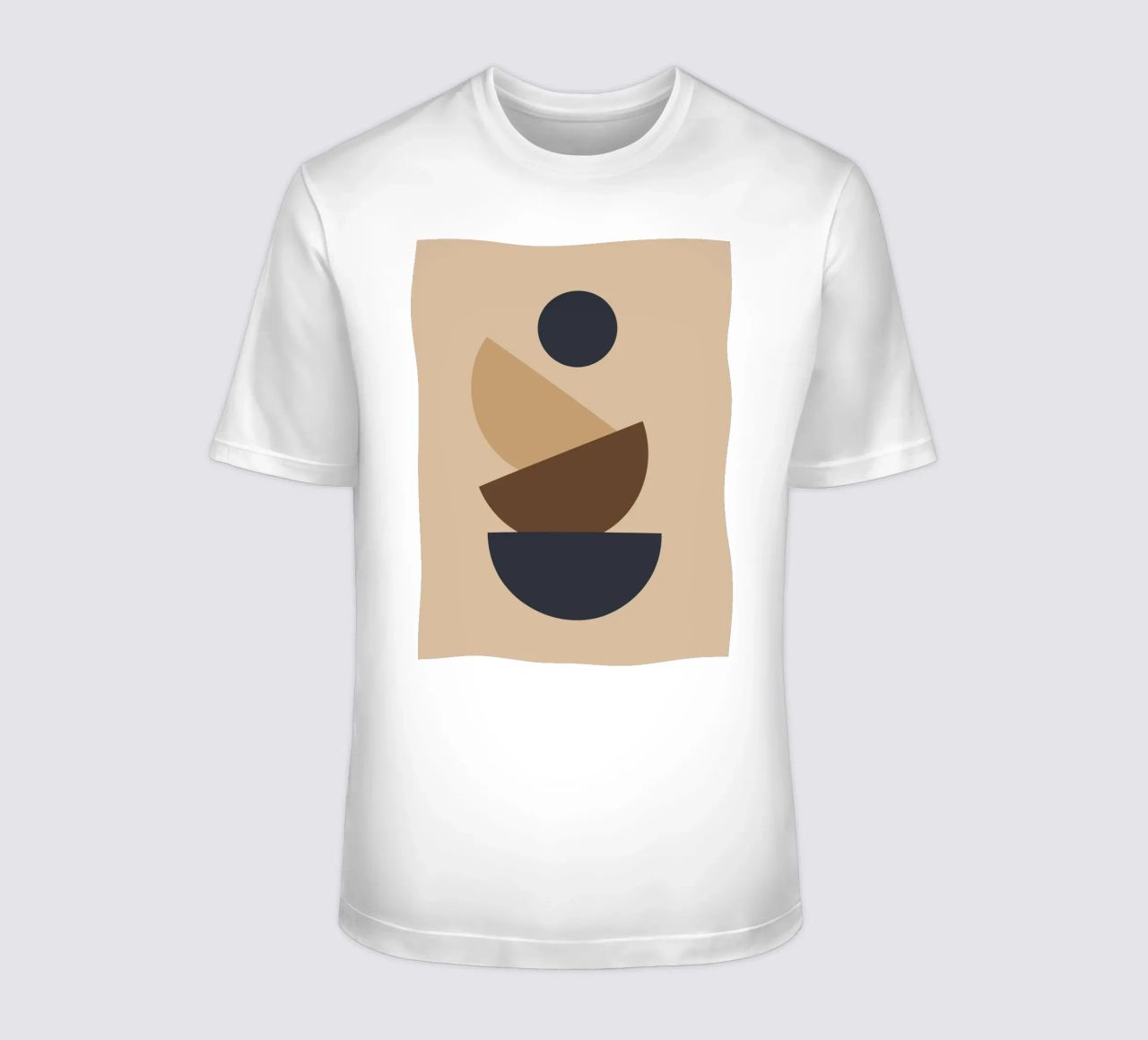 Geometric shapes stacked t-shirt da LisaArtes