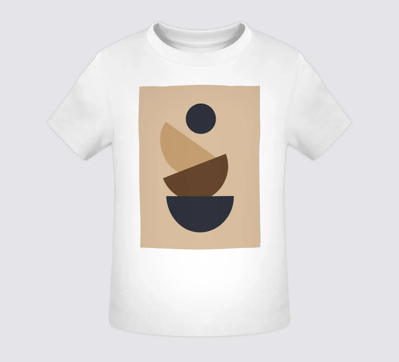 Geometric shapes stacked maglietta neonato da LisaArtes