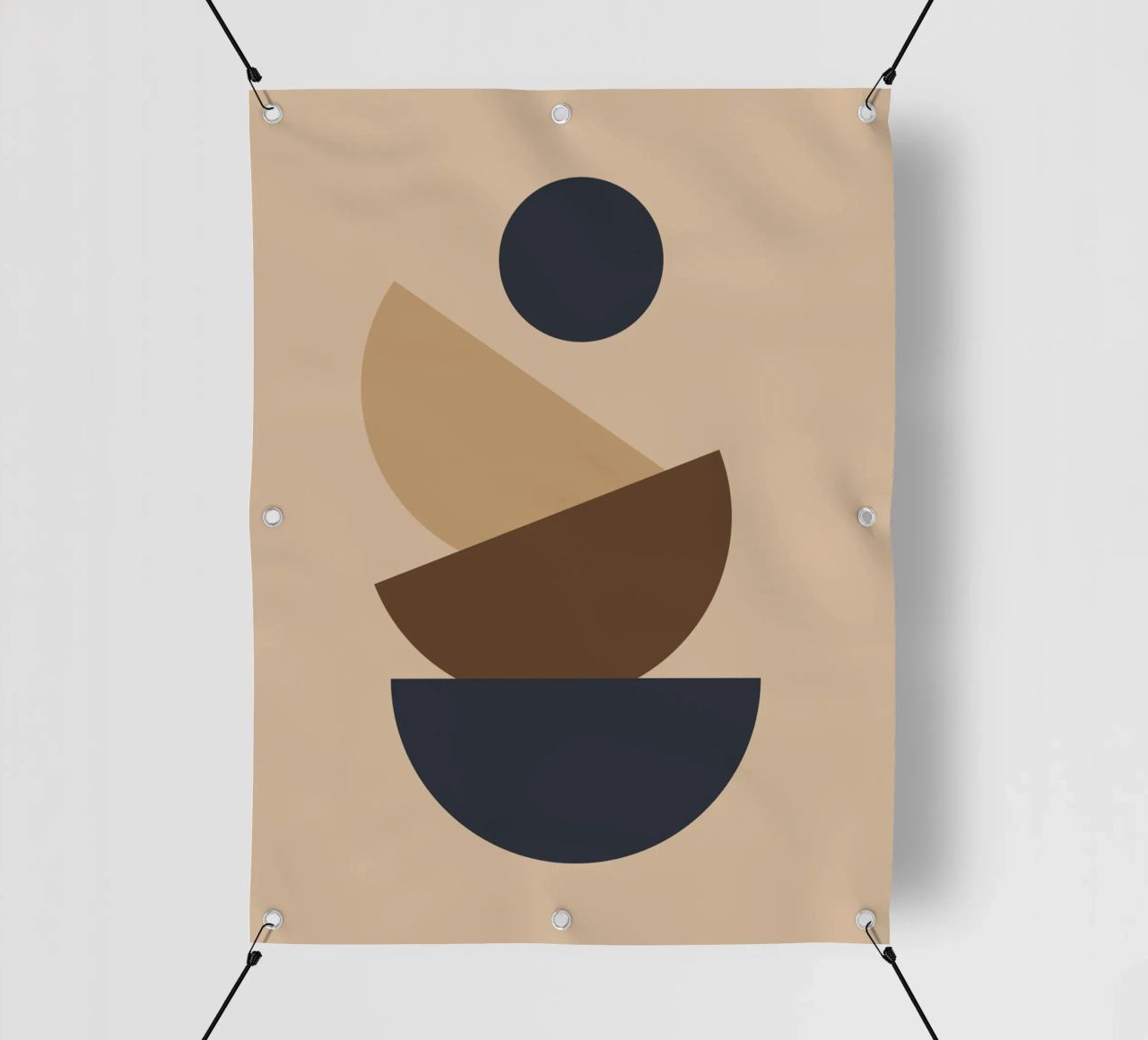 Geometric shapes stacked telo in pvc da LisaArtes