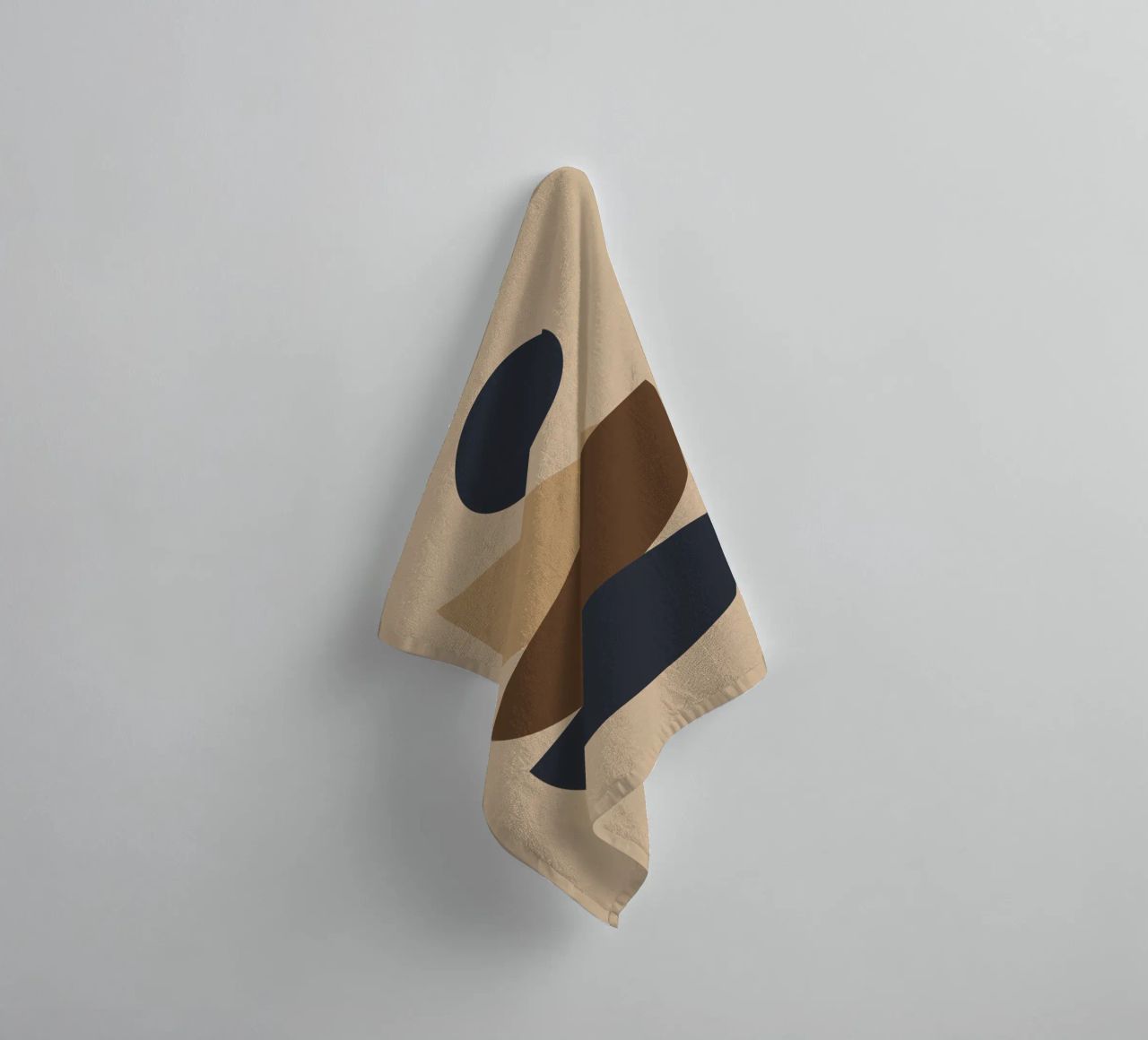 Geometric shapes stacked asciugamano da bagno da LisaArtes