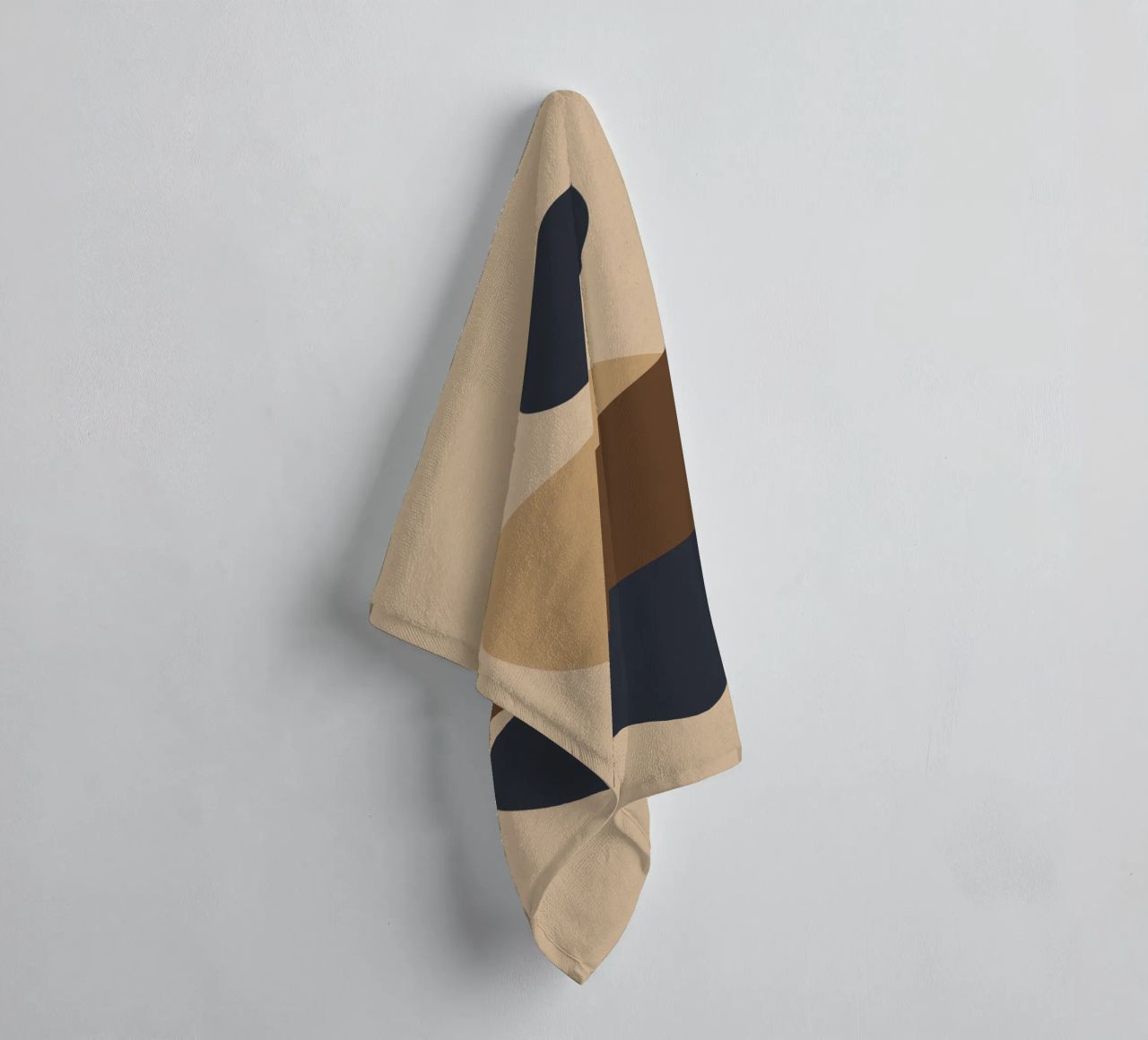 Geometric shapes stacked asciugamano da bagno da LisaArtes