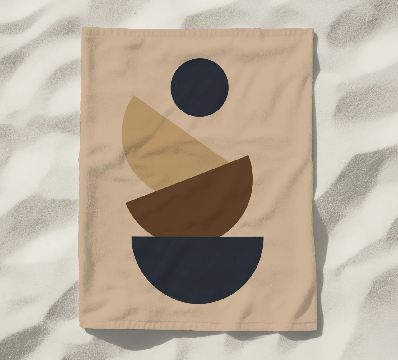 Geometric shapes stacked telo mare da LisaArtes