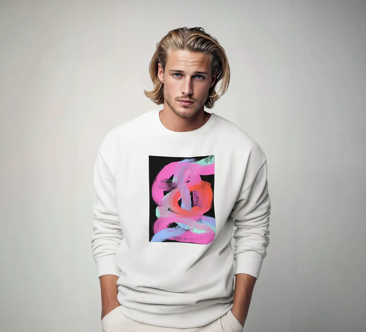 Neon Loops sweatshirt van treechild