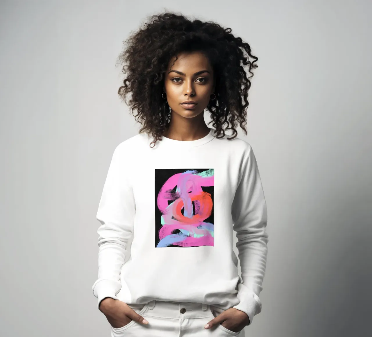 Neon Loops felpa da treechild