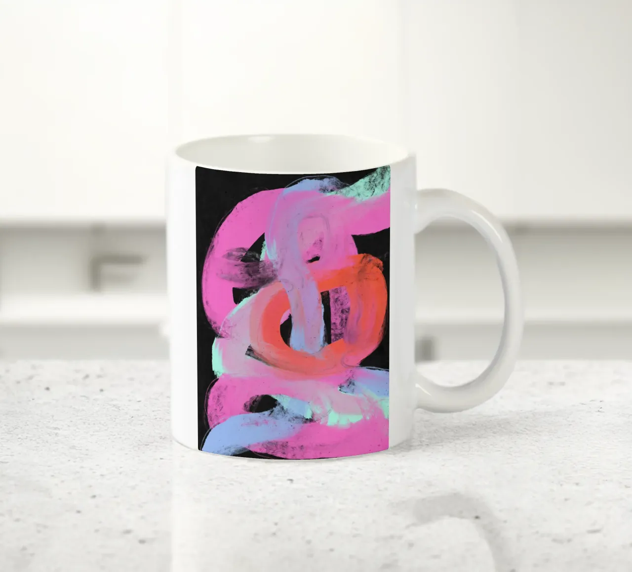 Neon Loops tazza in ceramica da treechild