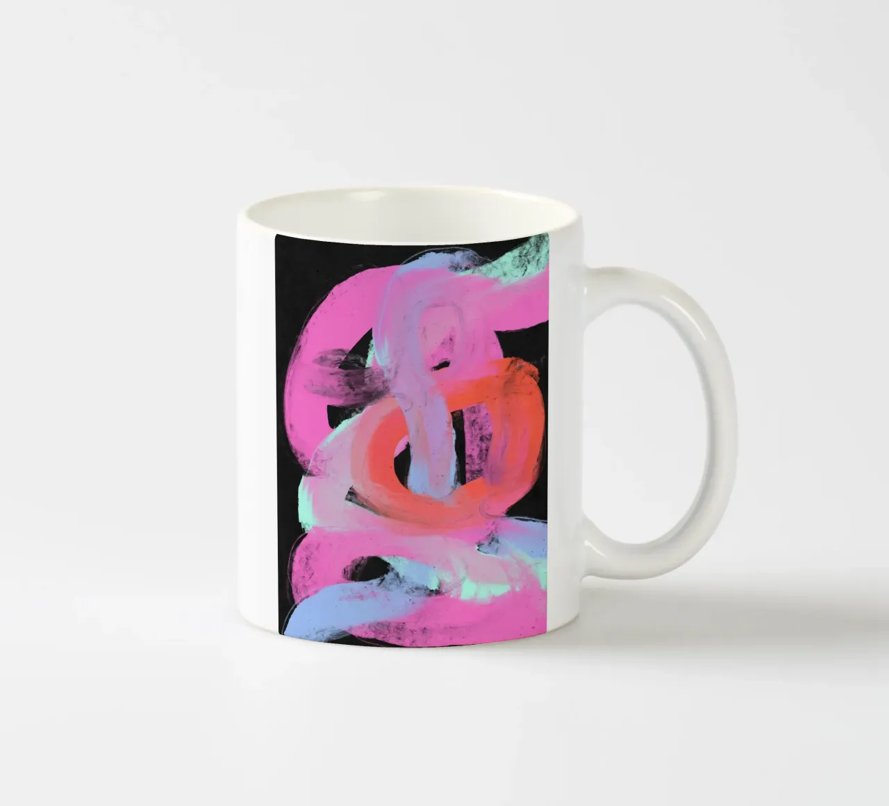 Neon Loops tazza in ceramica da treechild