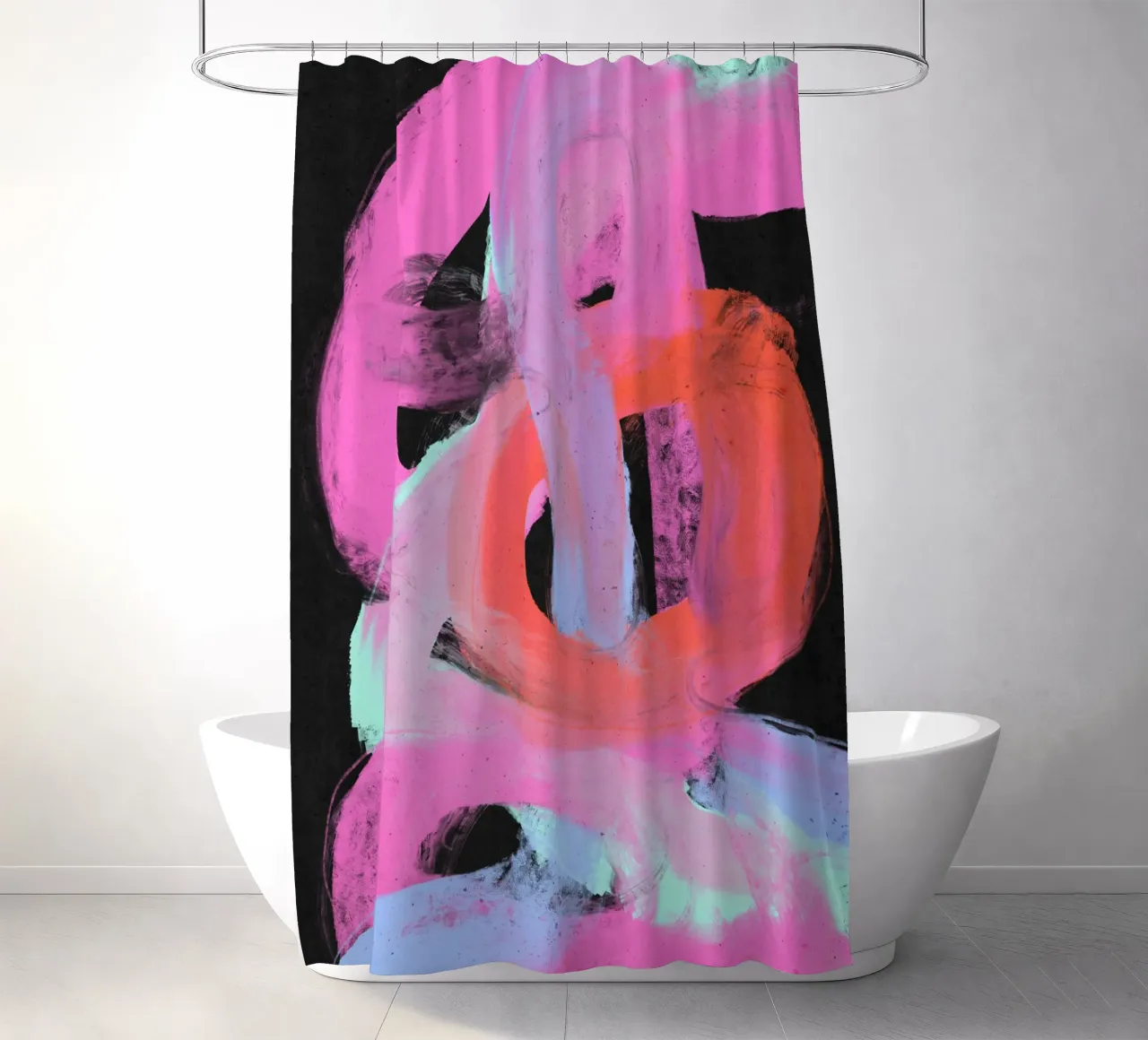 Neon Loops tenda da doccia da treechild