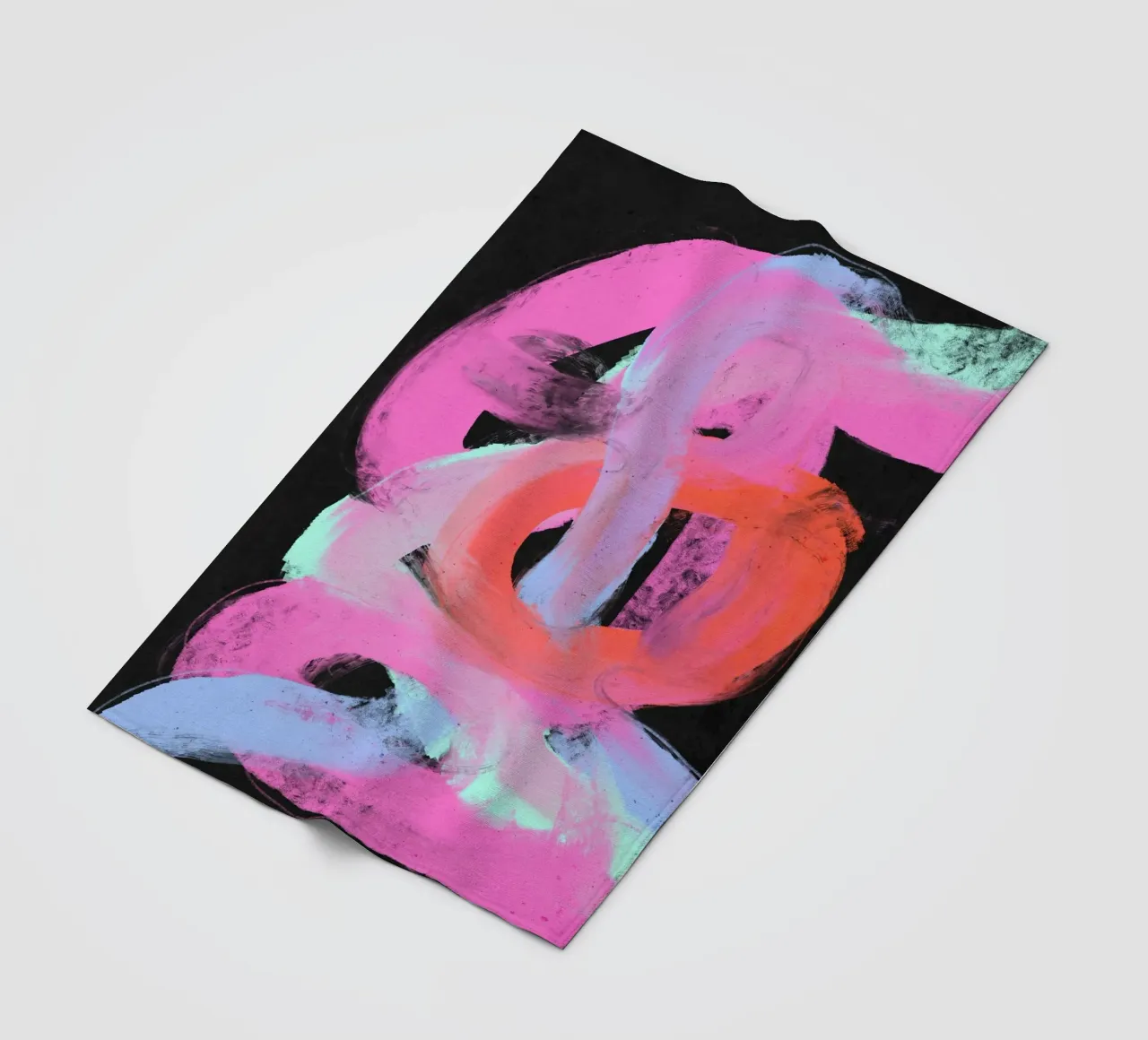 Neon Loops coperta in pile da treechild