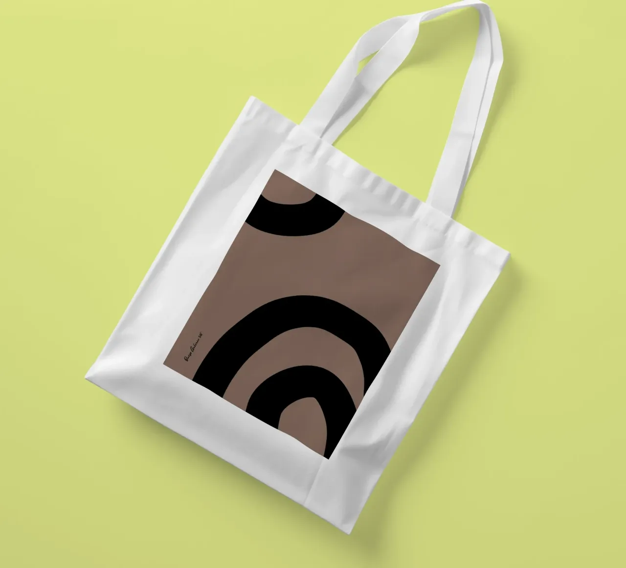 Bold Gestures borsa in juta da Mike Leymi