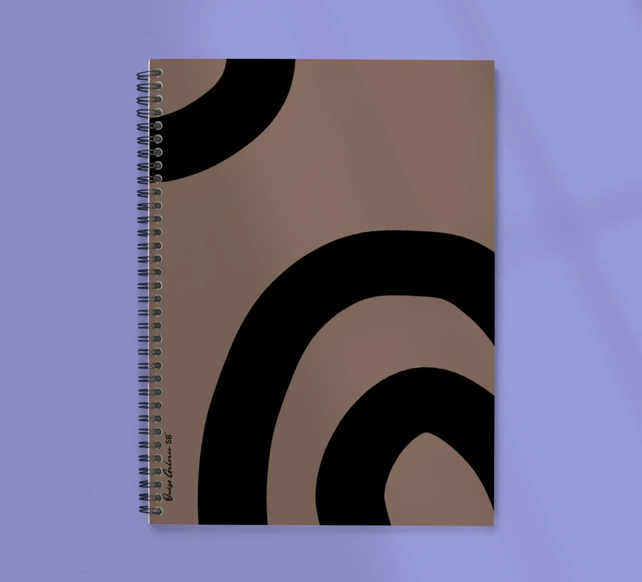 Bold Gestures spiral notebook by Mike Leymi