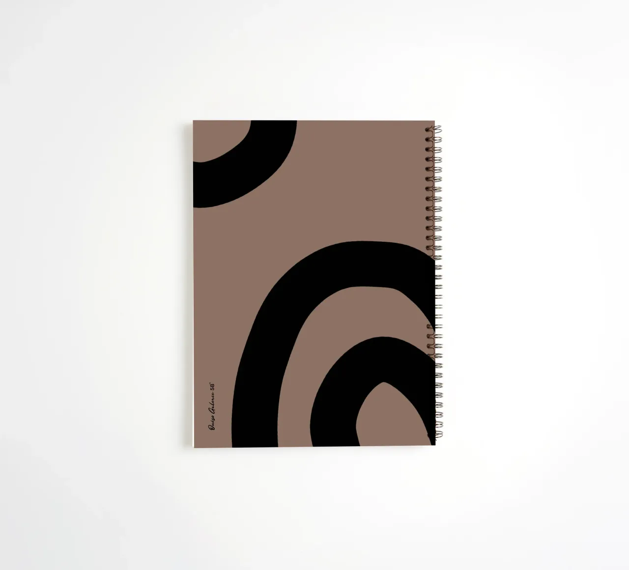 Bold Gestures spiral notebook by Mike Leymi