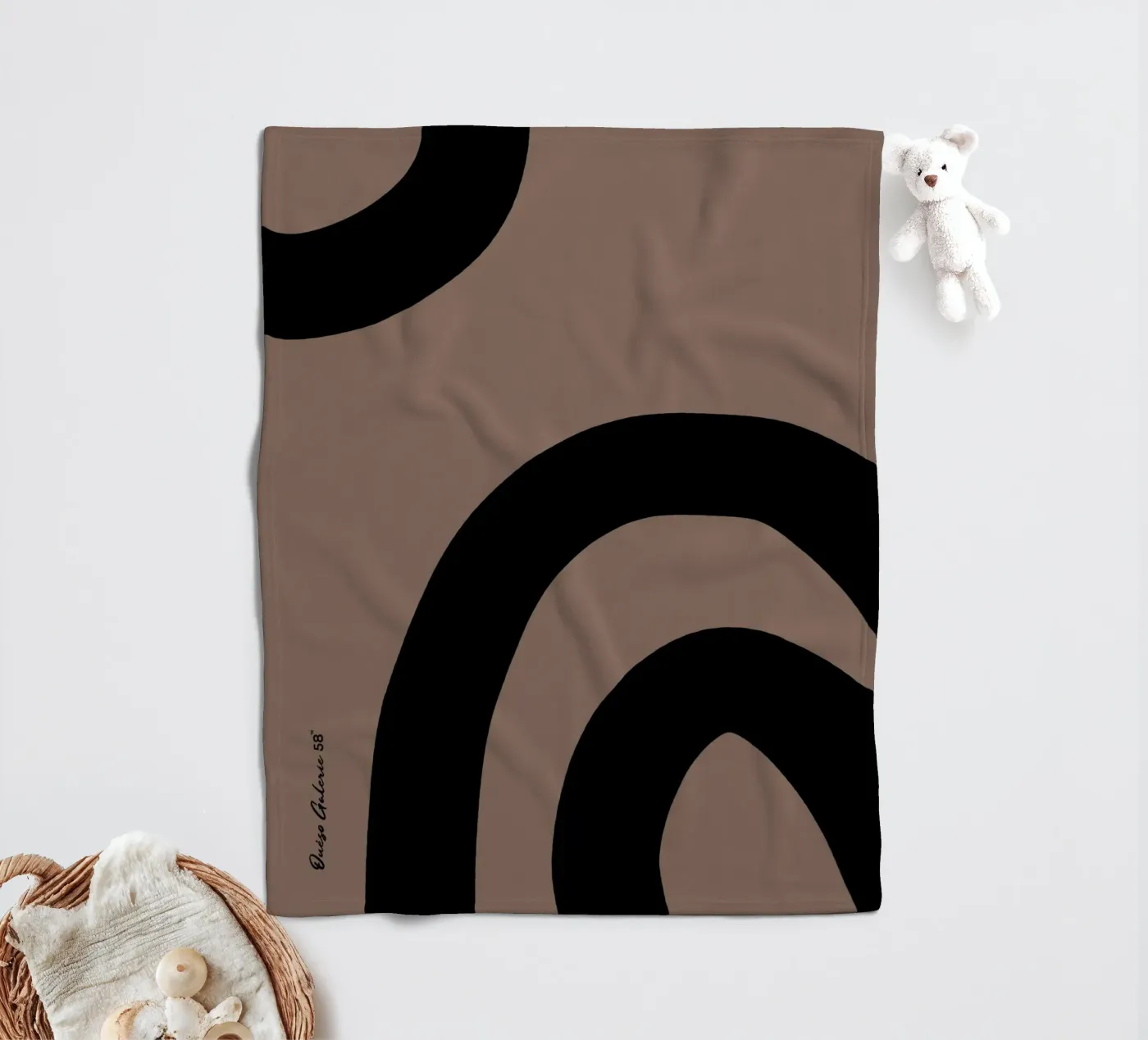 Bold Gestures Fleecedecke von Mike Leymi