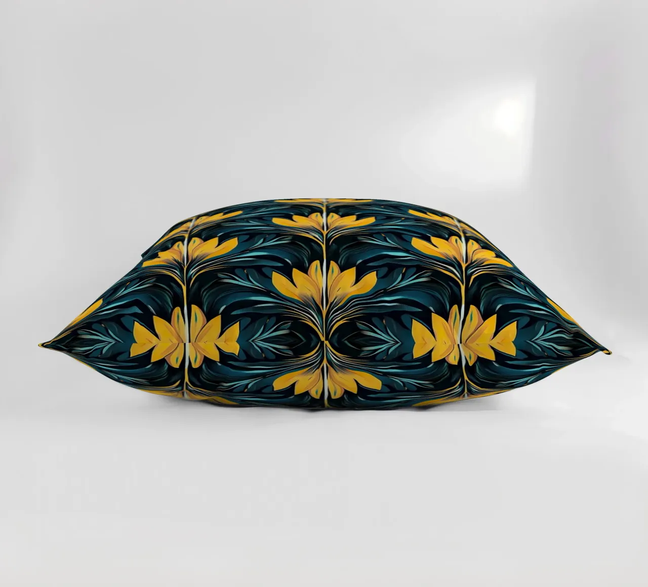 Deco Dawn: Elegance in Motion cuscino da Nikis Art Studio