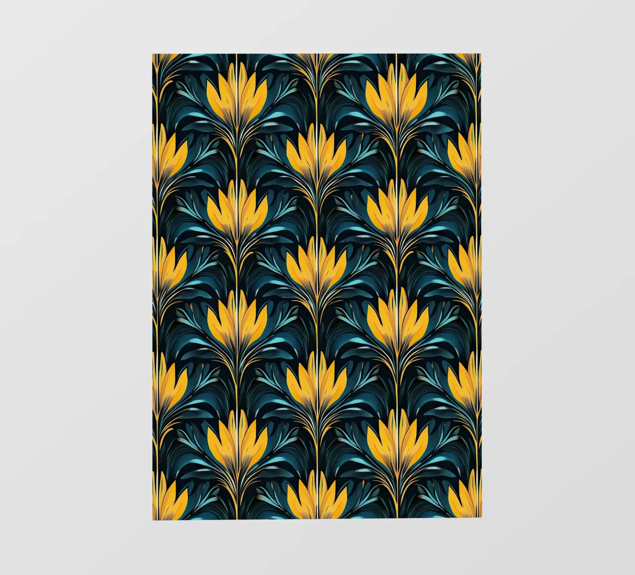 Deco Dawn: Elegance in Motion telo in pvc da Nikis Art Studio