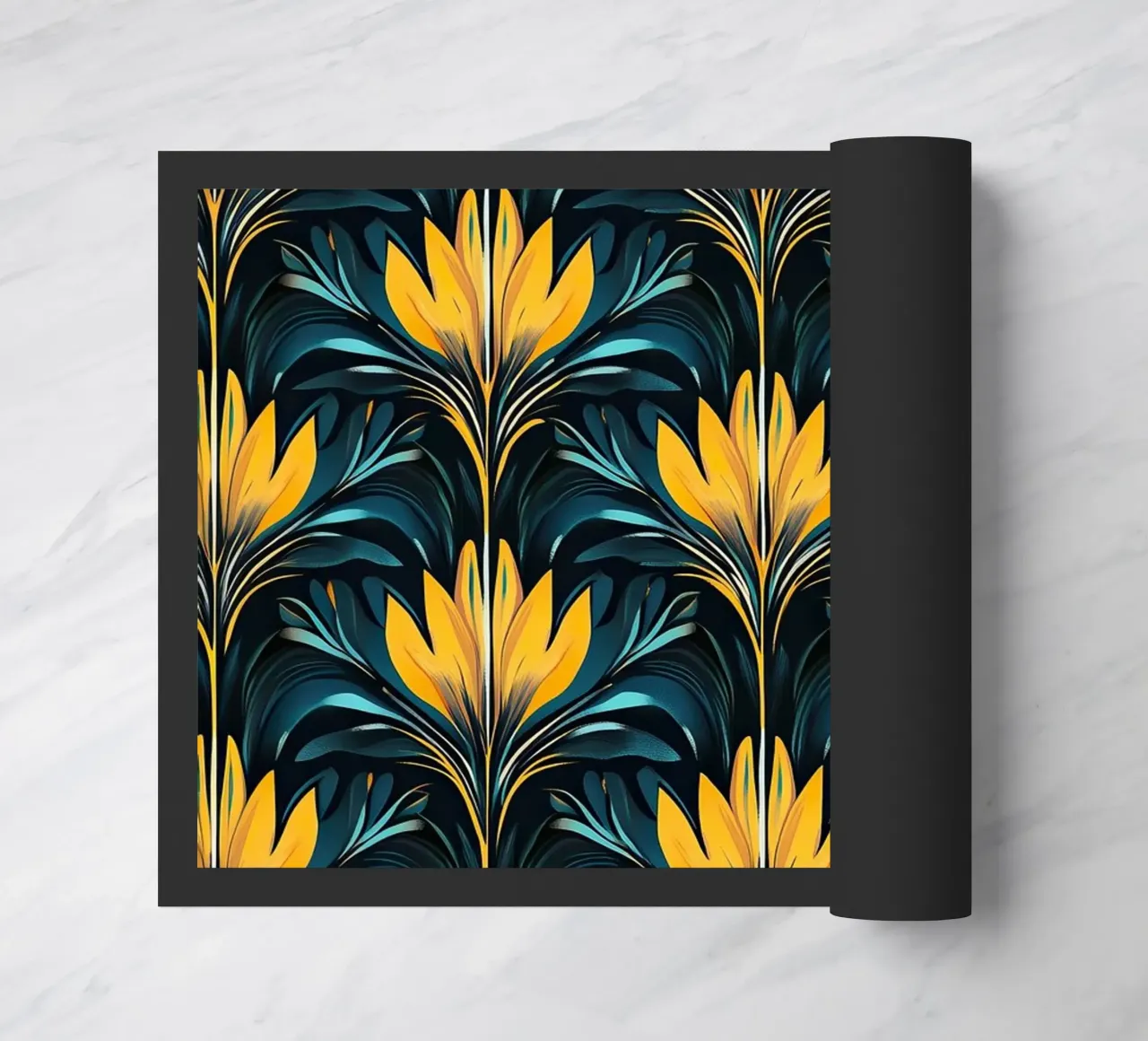 Deco Dawn: Elegance in Motion zerbino da Nikis Art Studio
