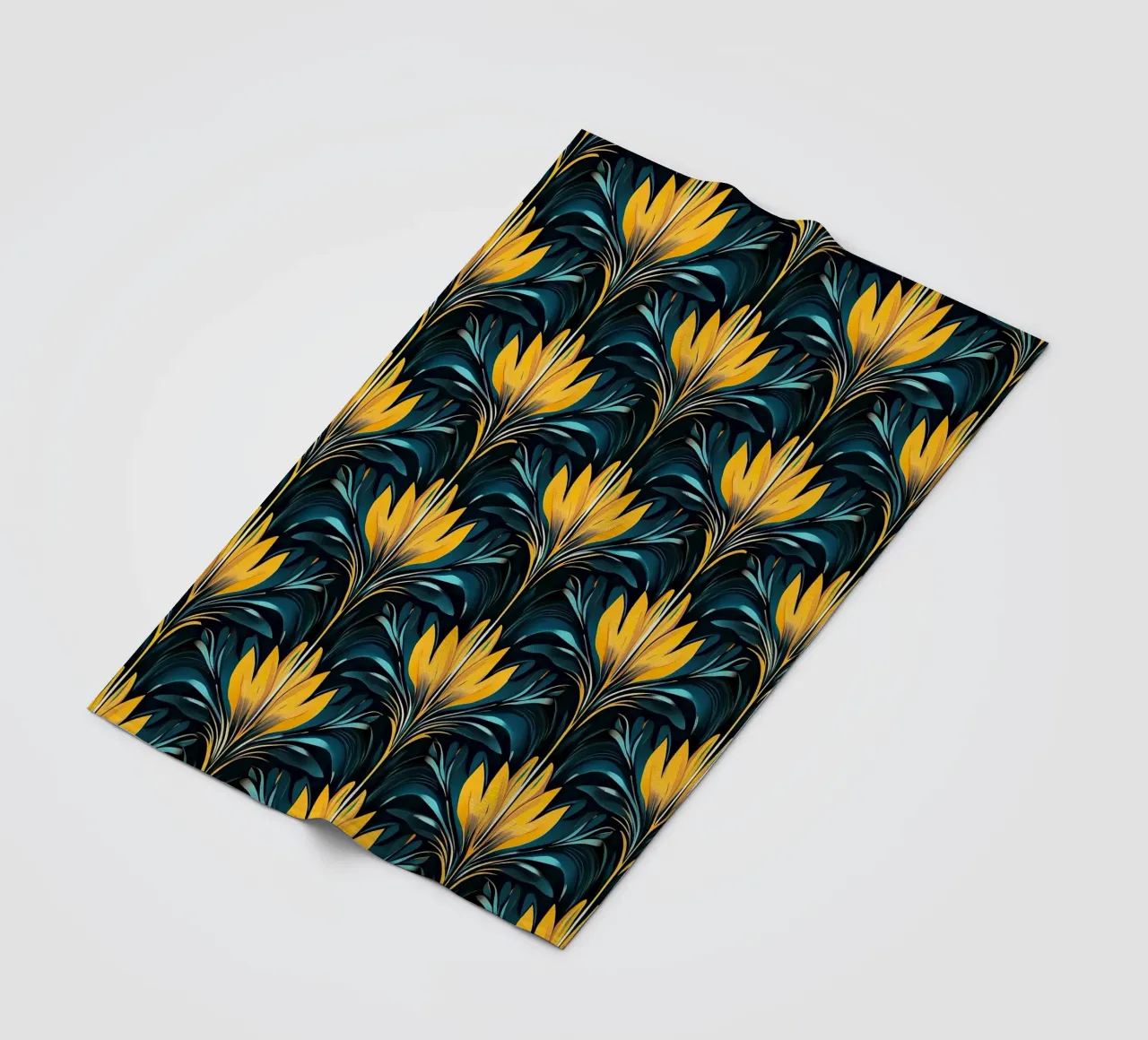 Deco Dawn: Elegance in Motion coperta in pile da Nikis Art Studio
