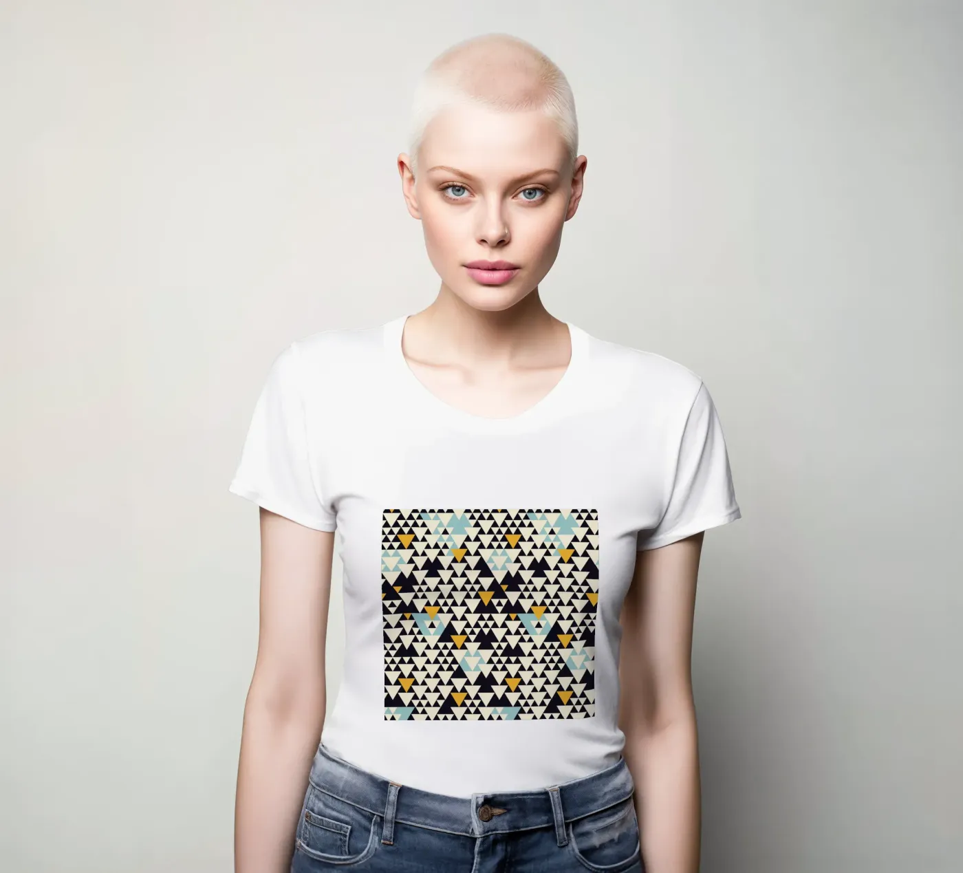Pattern 3 dames t-shirt getailleerd van Florent Bodart