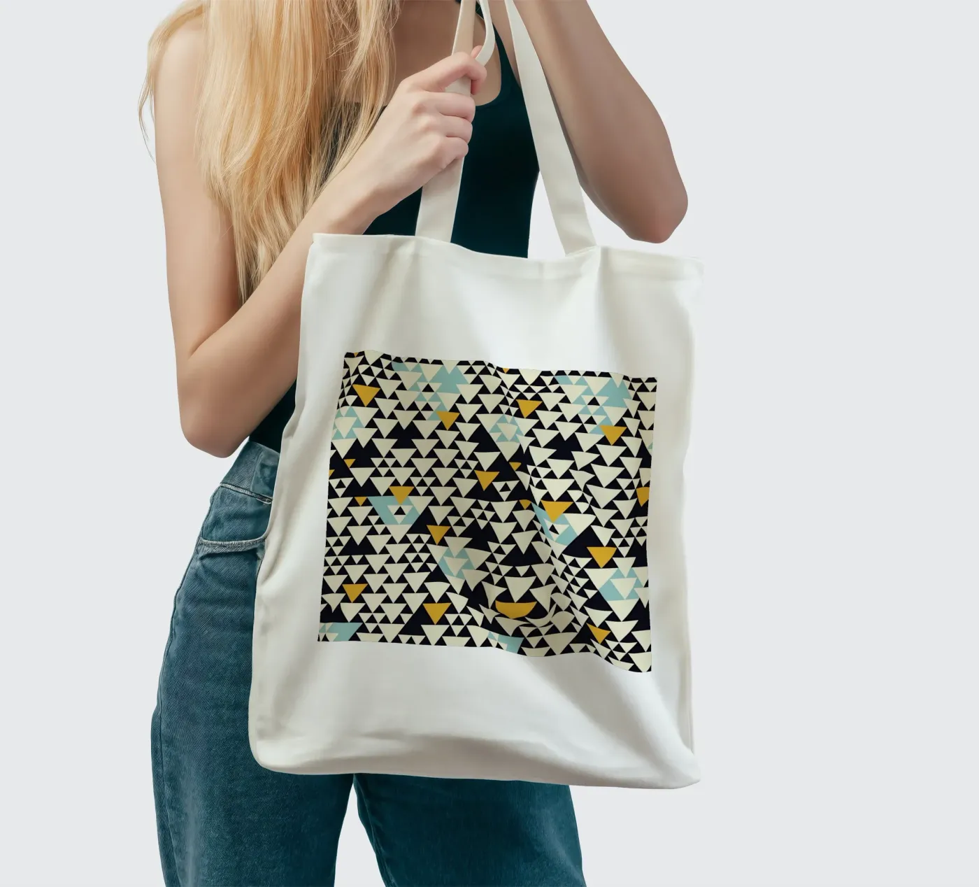 Pattern 3 borsa in juta da Florent Bodart