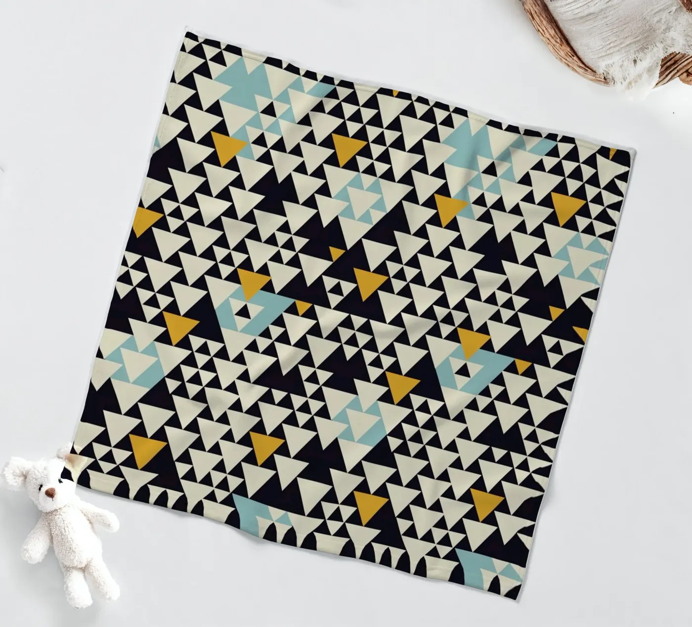 Pattern 3 fleece blanket by Florent Bodart