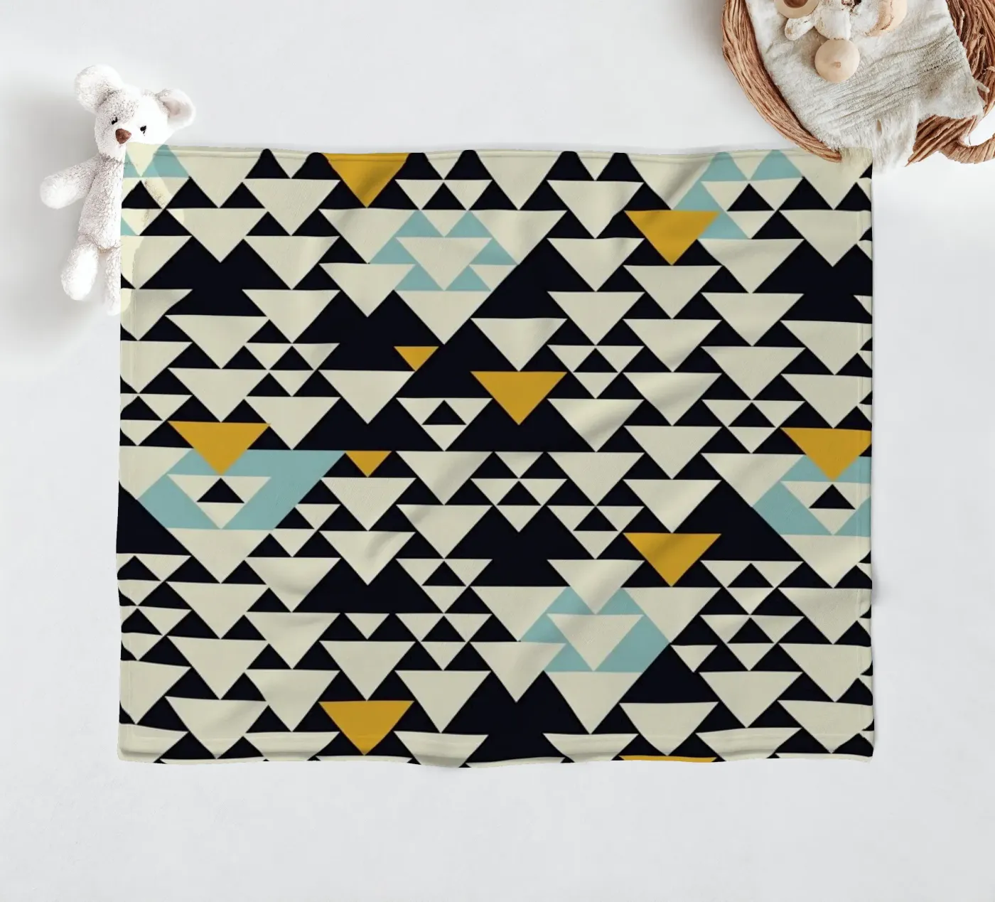 Pattern 3 fleece blanket by Florent Bodart