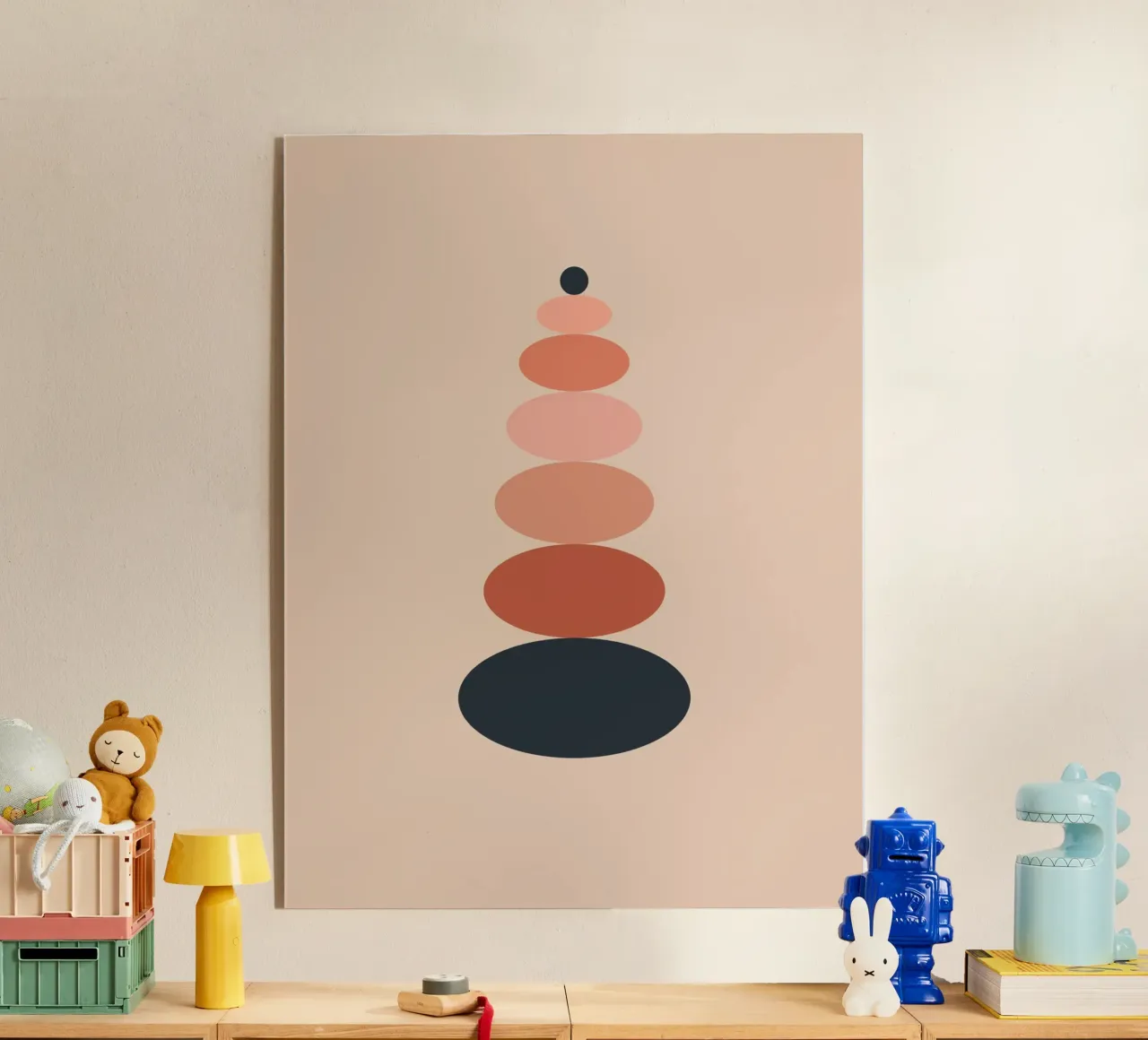 Stacked oval shapes plexiglass da LisaArtes