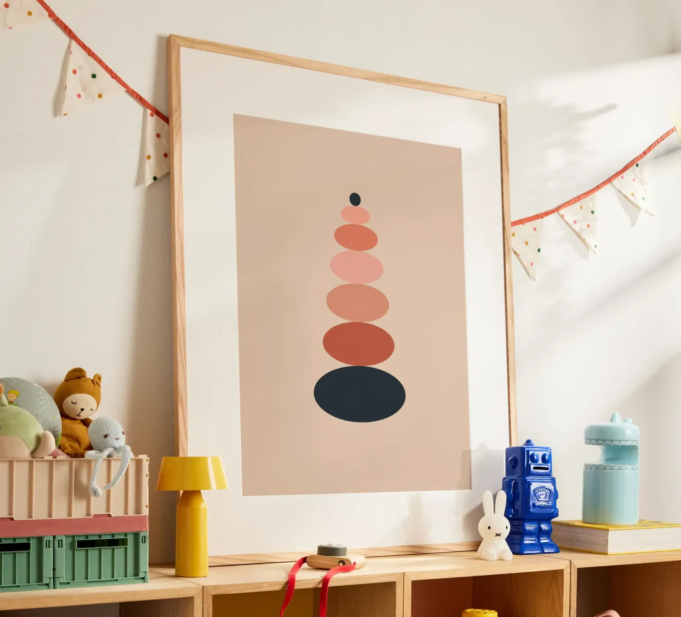 Stacked oval shapes poster da LisaArtes