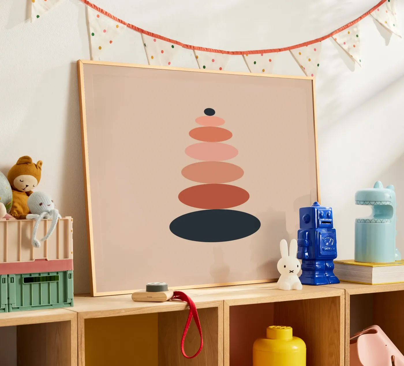 Stacked oval shapes poster da LisaArtes