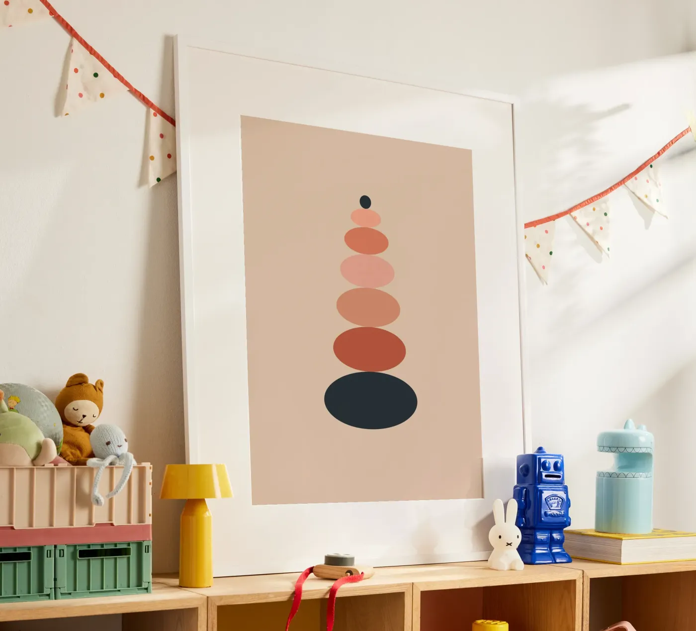 Stacked oval shapes poster da LisaArtes