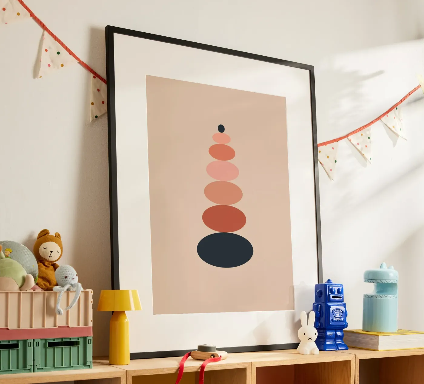 Stacked oval shapes poster da LisaArtes