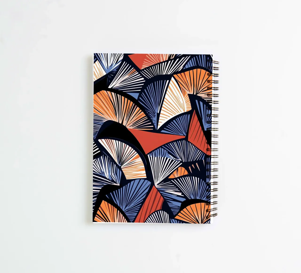 Art déco "Radiance in Retro" spiral notebook by Nikis Art Studio