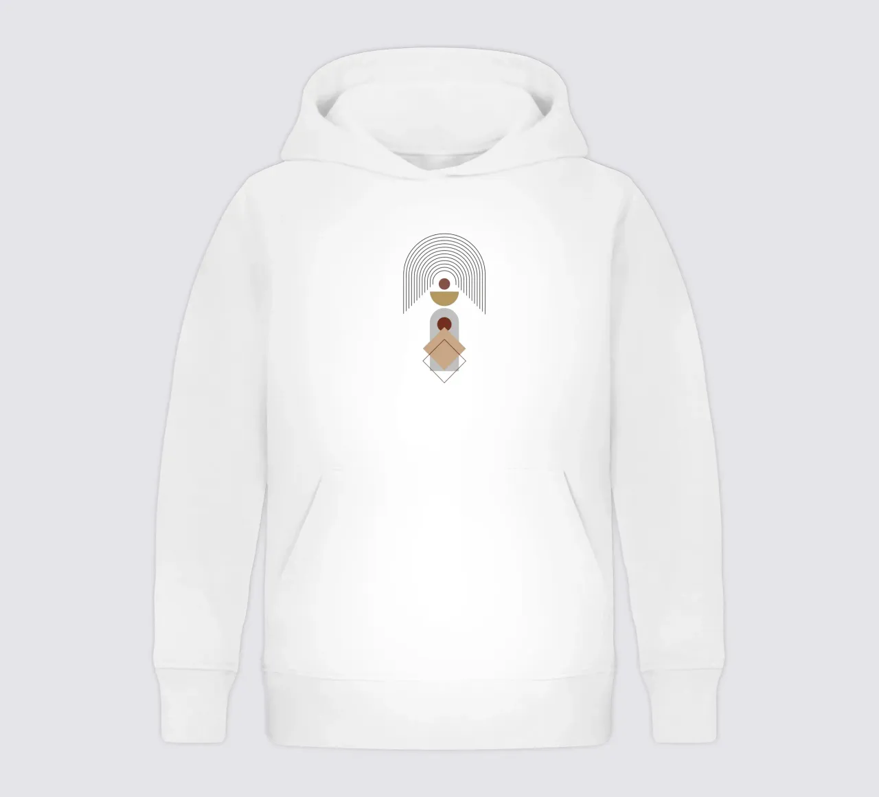 Boho Minimalista Moderno Semplice felpa bambino con cappuccio da YSV MINIMALIST