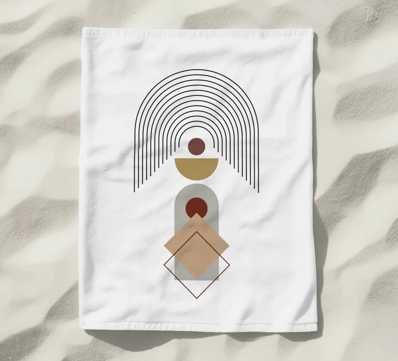 Boho Minimalista Moderno Semplice telo mare da YSV MINIMALIST