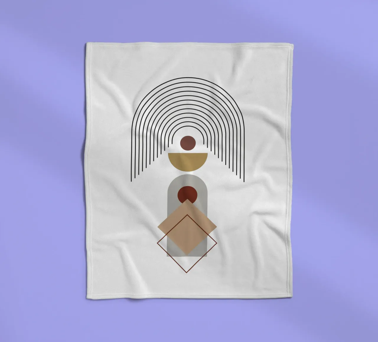 Boho Minimalista Moderno Semplice coperta in pile da YSV MINIMALIST