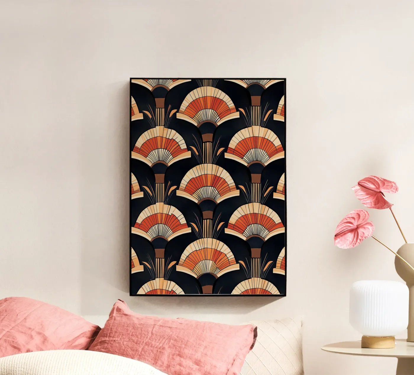 Art deco acryl van Nikis Art Studio