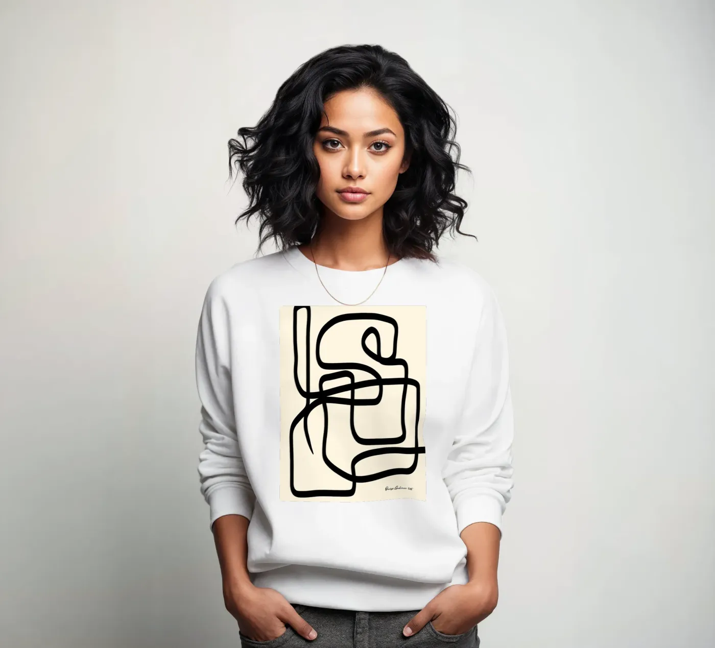 Radiant Patchwork sweat de Mike Leymi