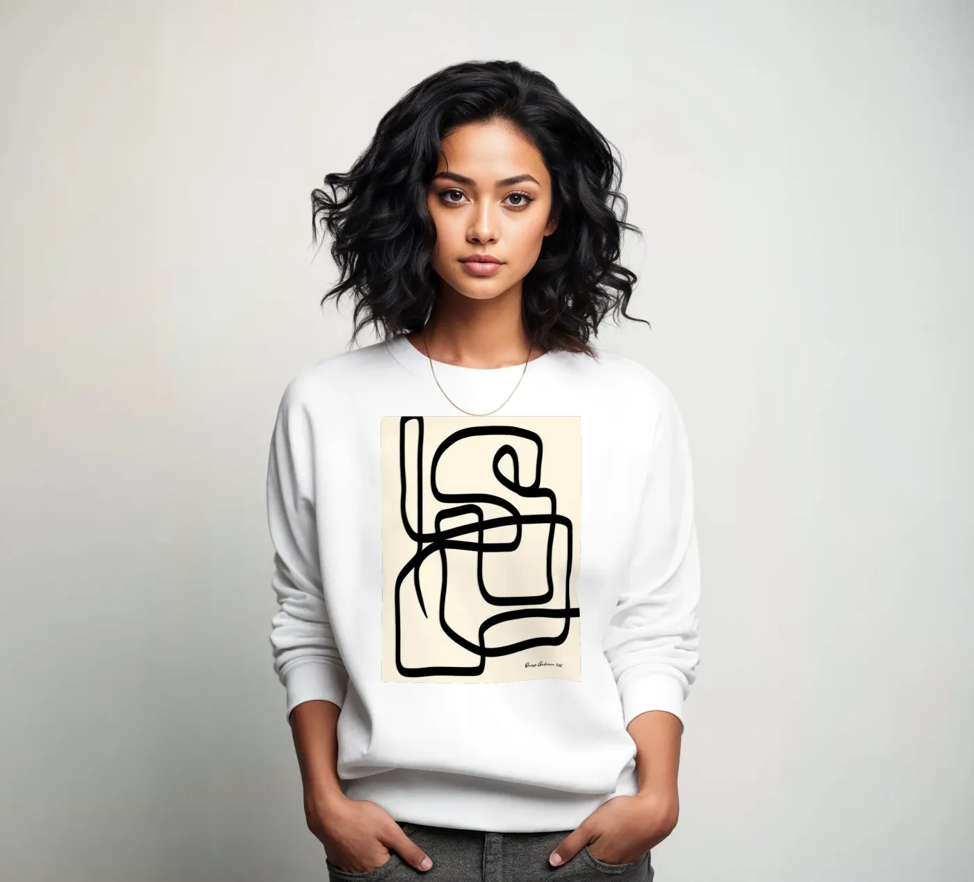 Radiant Patchwork sweatshirt by Mike Leymi