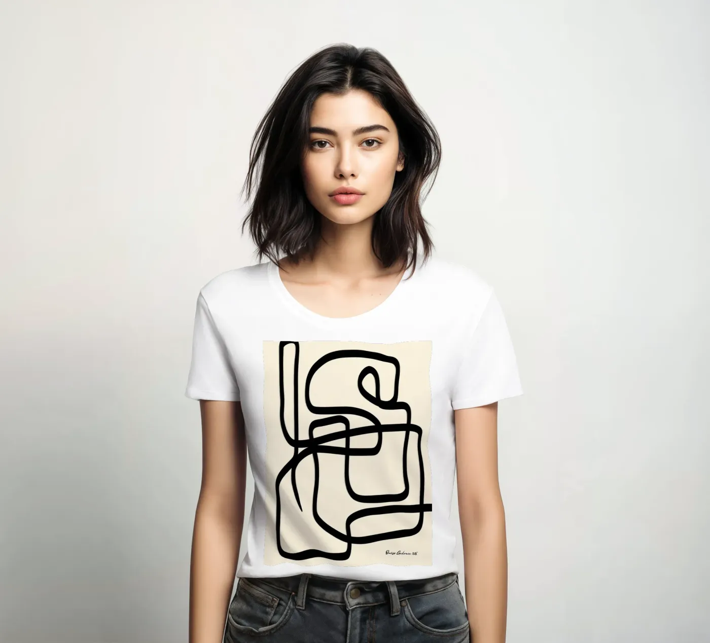 Radiant Patchwork t-shirt da donna da Mike Leymi
