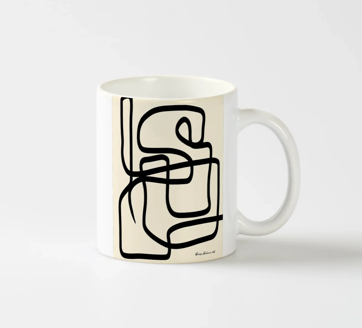Radiant Patchwork ceramic mug by Mike Leymi
