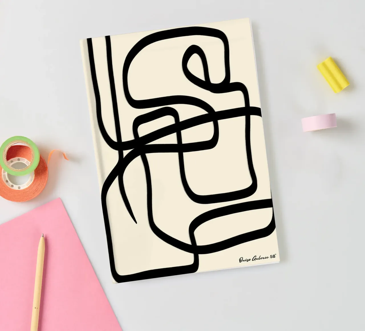 Radiant Patchwork notebook by Mike Leymi