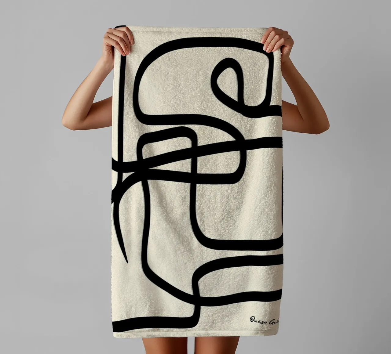 Radiant Patchwork badhanddoek van Mike Leymi