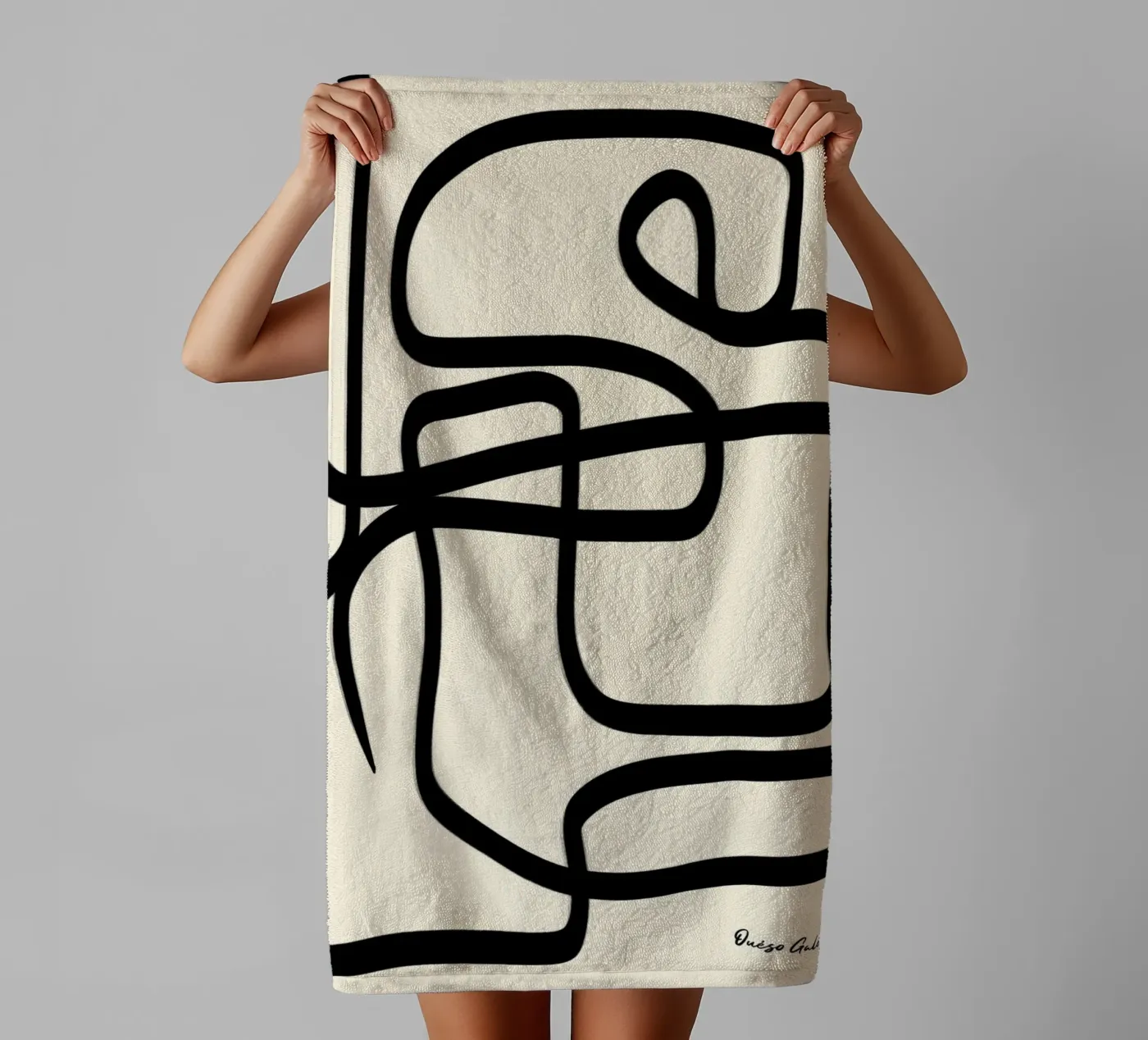 Radiant Patchwork towel by Mike Leymi
